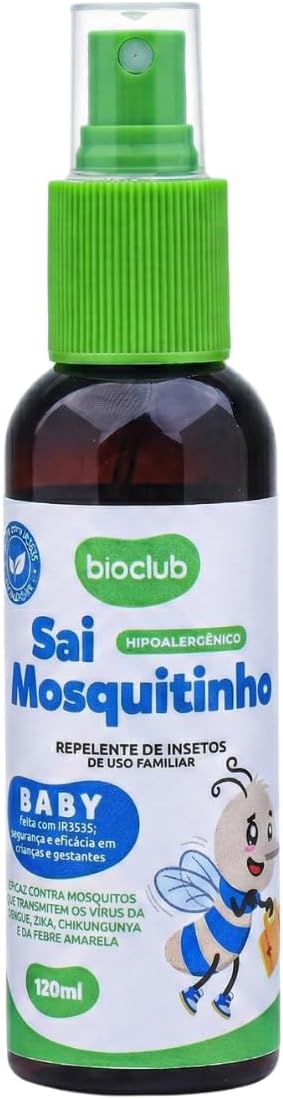 Repelente Infantil Sai Mosquitinho BioClub: Proteção Natural para Bebês e Gestantes