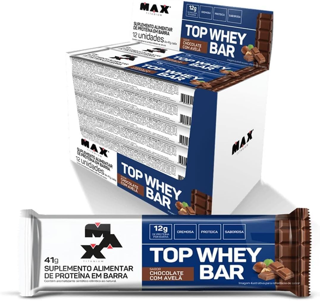 Review Top Whey Bar Max Titanium: Vale a Pena Comprar a Caixa?