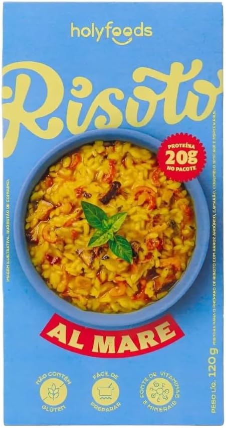 Risoto Al Mare HolyFoods: Praticidade no preparo