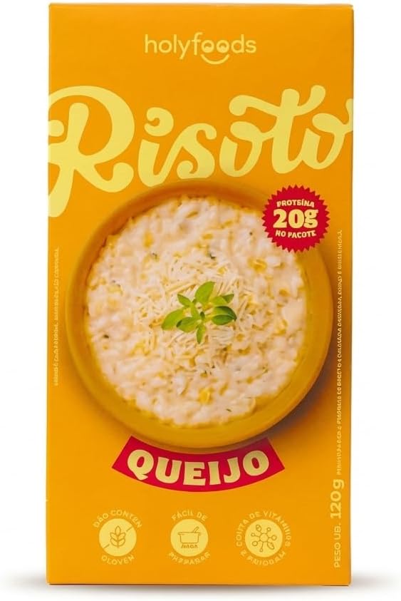 Risoto de Queijo Holyfoods: Vale a pena? Análise completa do prato congelado