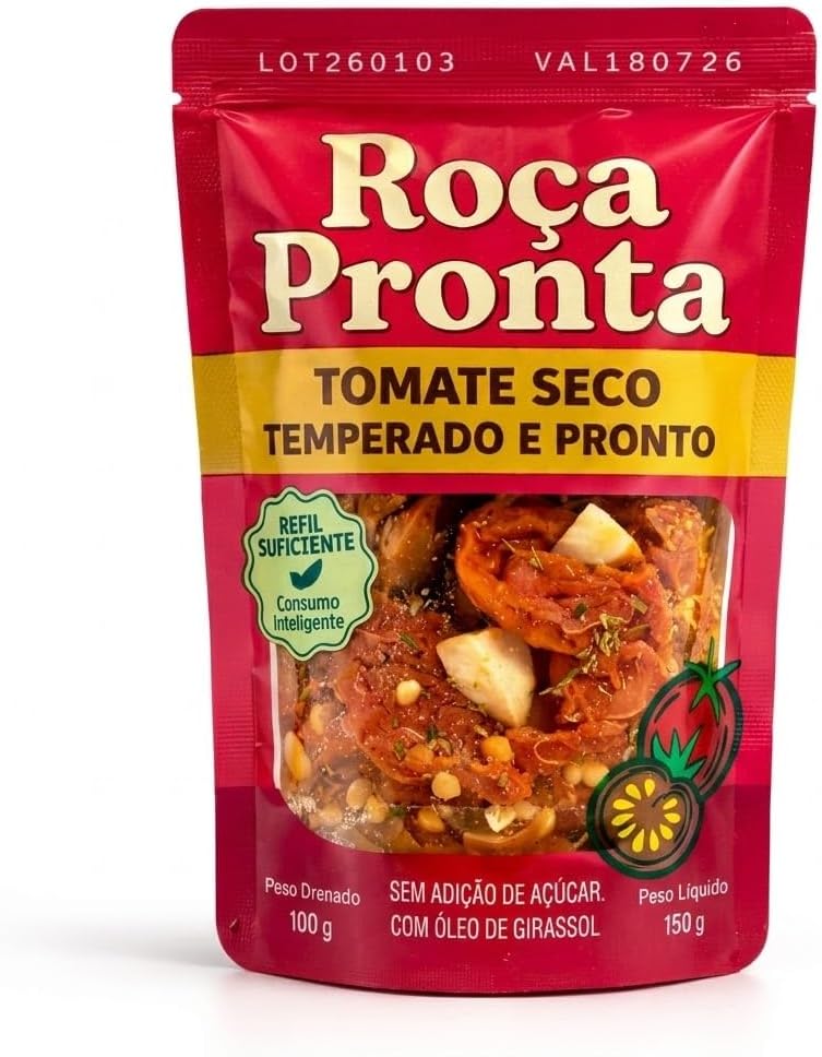 Análise: Tomate Seco em Conserva Roça Pronta 150g