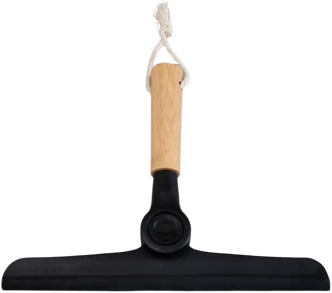 Rodo Dobrável para Pia Oikos com Cabo de Bambu e Silicone