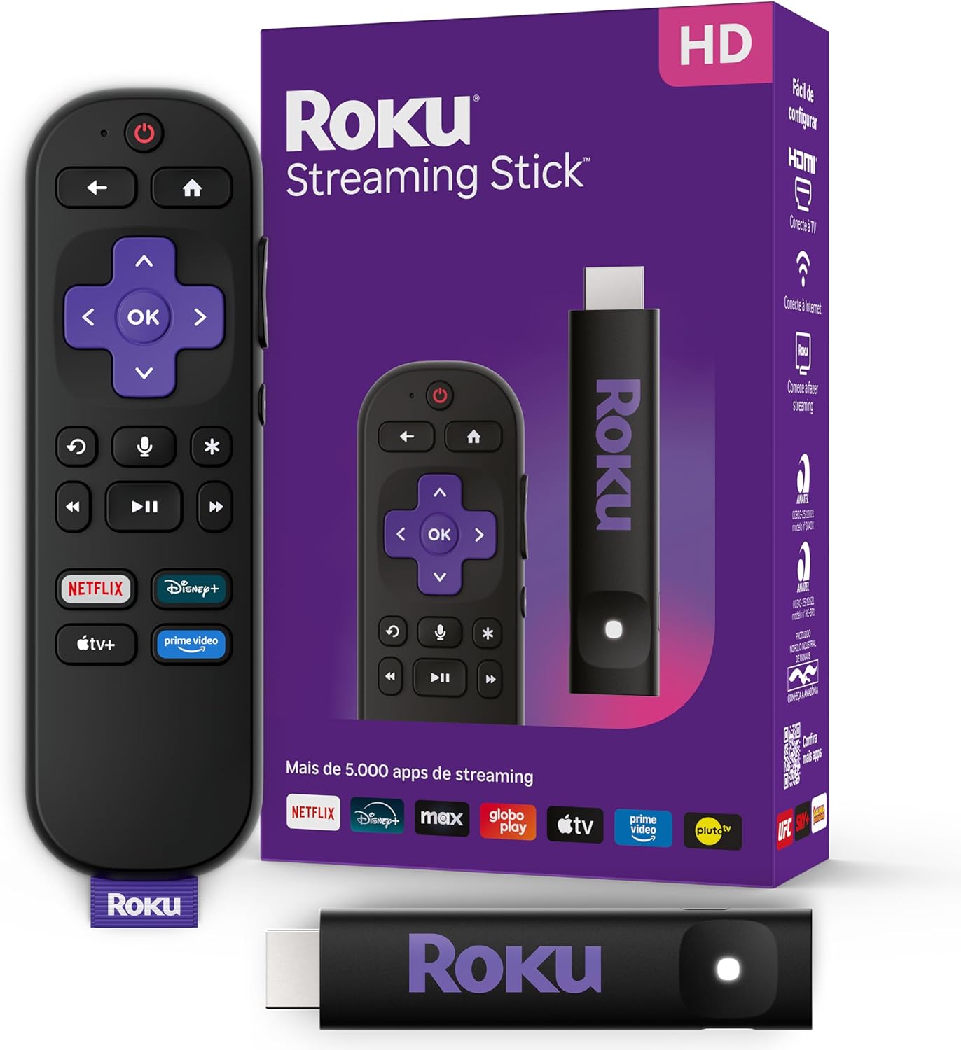 Roku Streaming Stick HD 2025: Análise, Preço e Funções