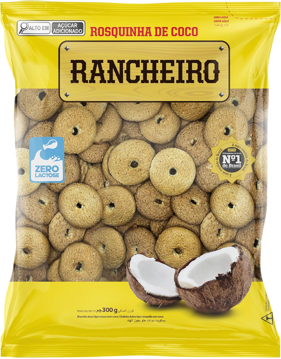Rosquinha Rancheiro sabor Coco 300g: Vale a pena?