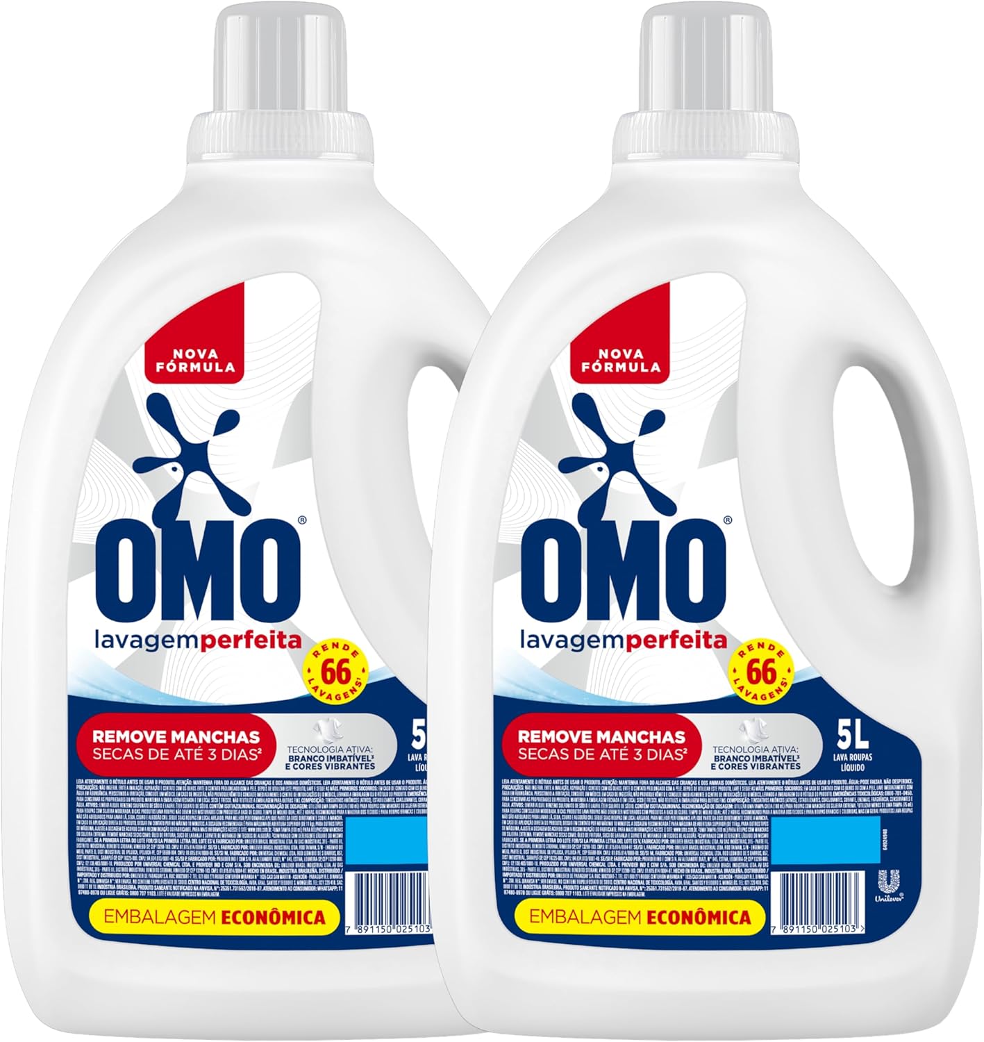 Sabão Líquido Omo Lavagem Perfeita Refil Econômico