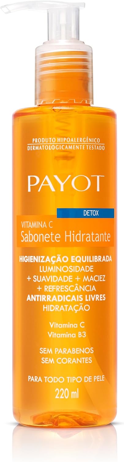 Sabonete Líquido Detox Payot com Vitamina C 220ml