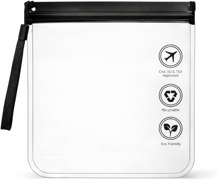 Saco Zip Lock Premium 20x20cm Padrão ANAC para Viagens