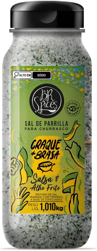 Sal de Parrilla BR Spices Craque da Brasa Salsa e Alho Frito