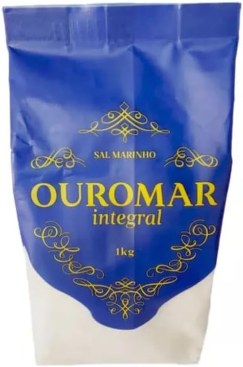 Sal Marinho Integral Ouromar 1kg: Puro e Natural