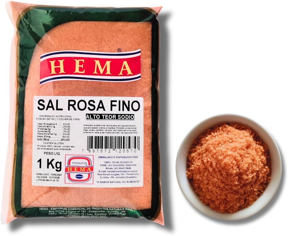 Sal Rosa Fino do Himalaia Hema 1kg: Vale a Pena? Análise