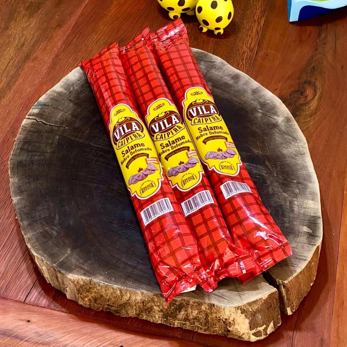 Salame Nobre Defumado Vila Caipira com Pimenta Calabresa 430g