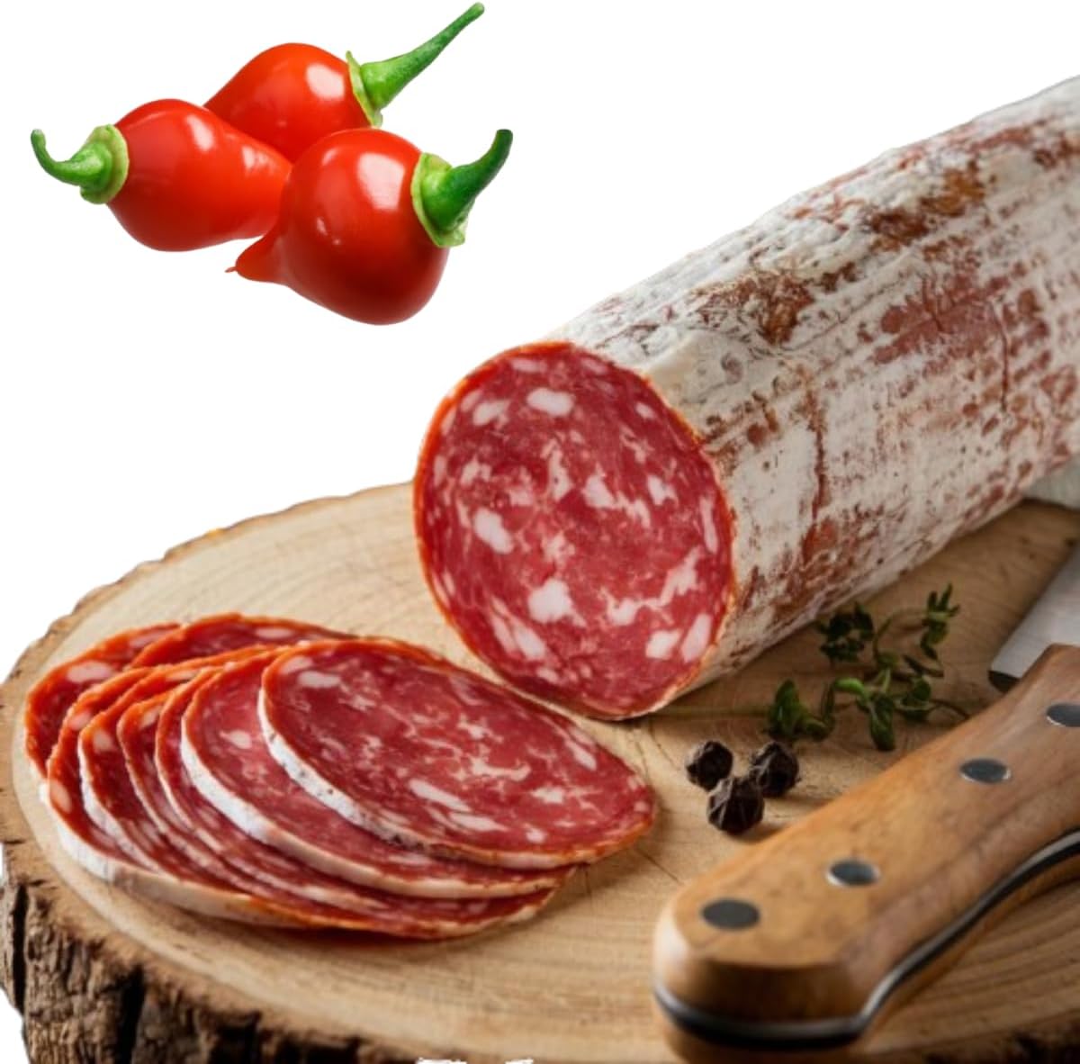 Salame Premium Gourmet Sabor Pimenta Biquinho 200g