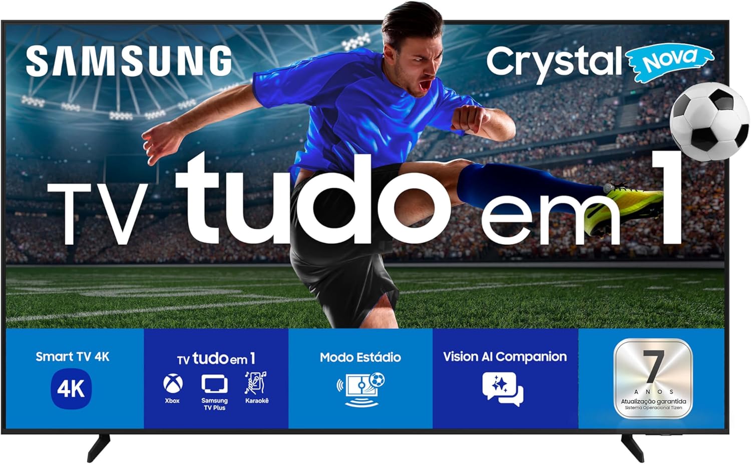 Smart TV 65 Polegadas Samsung Crystal UHD 4K U8100F 2025