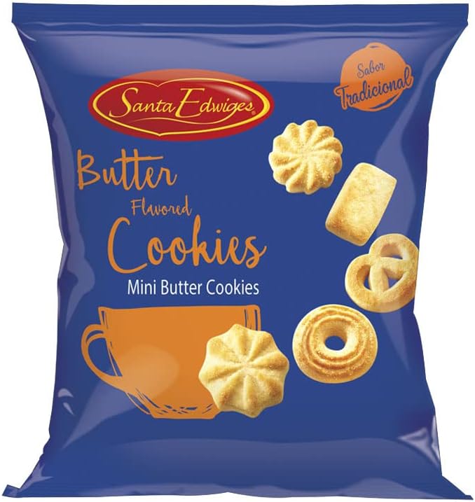 Santa Edwiges Mini Butter Cookies Tradicional 100g
