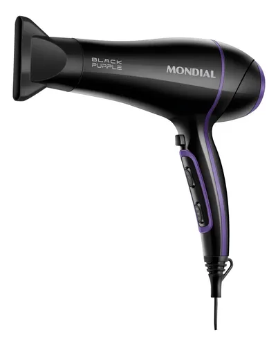 Secador De Cabelos Mondial 2000W SCN-01 Preto e Violeta
