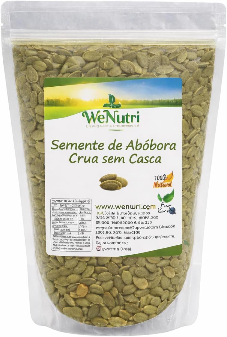 Semente de Abóbora Crua sem Casca 500g WeNutri: Vale a pena?