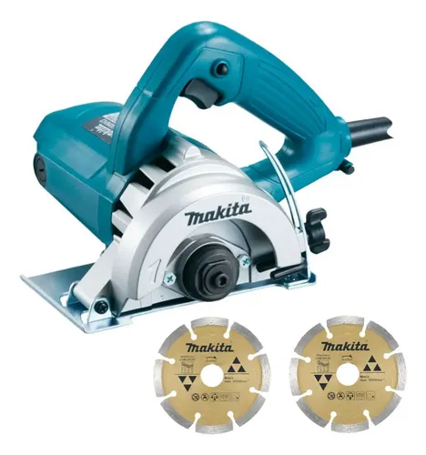Serra Makita 4100NH3ZX Mármore 1300W com 2 Discos