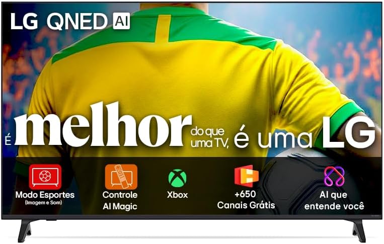 Smart TV 4K 65 LG QNED73: Vale a pena investir neste modelo com IA?
