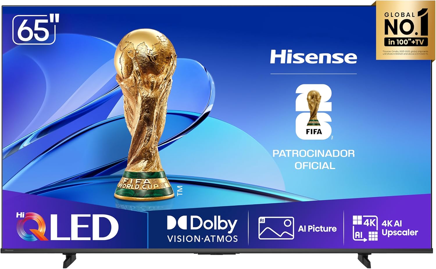 Smart TV Hisense 65 Polegadas 4K UHD HI-QLED 65Q6QV