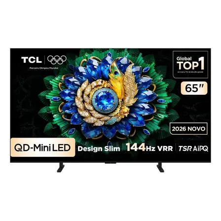 Smart TV TCL 65" Mini LED 4K A400M: Alta Performance de 144 Hz
