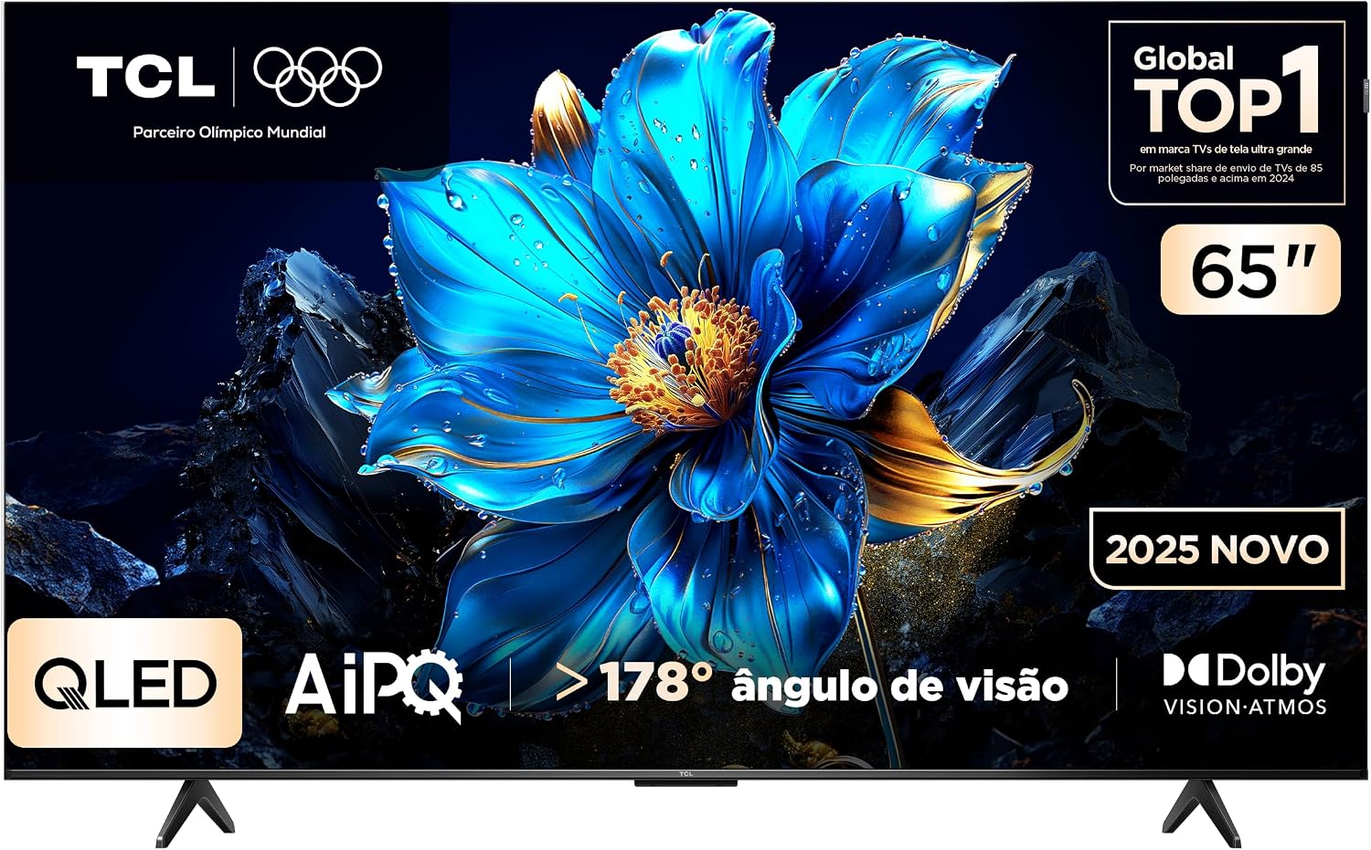 Smart TV TCL 65 Polegadas P7K: Tela QLED e Recursos de Cinema em Casa