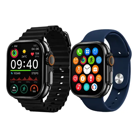 Smartwatch Ultra Sport 49mm: Tela AMOLED e Acabamento em Titânio