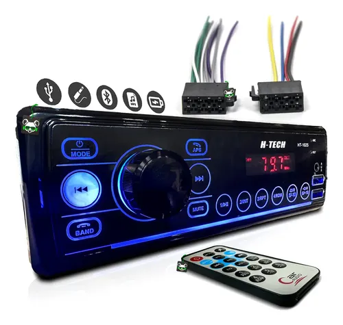 Som Automotivo H-tech Ht-1025: Vale a pena investir neste rádio Bluetooth barato?