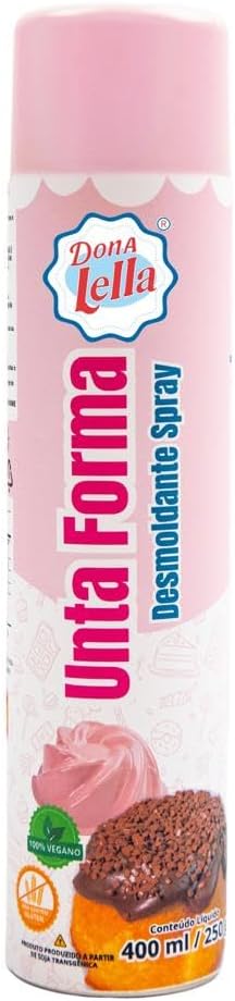 Spray Desmoldante Antiaderente 400ml para Bolos e Confeitaria