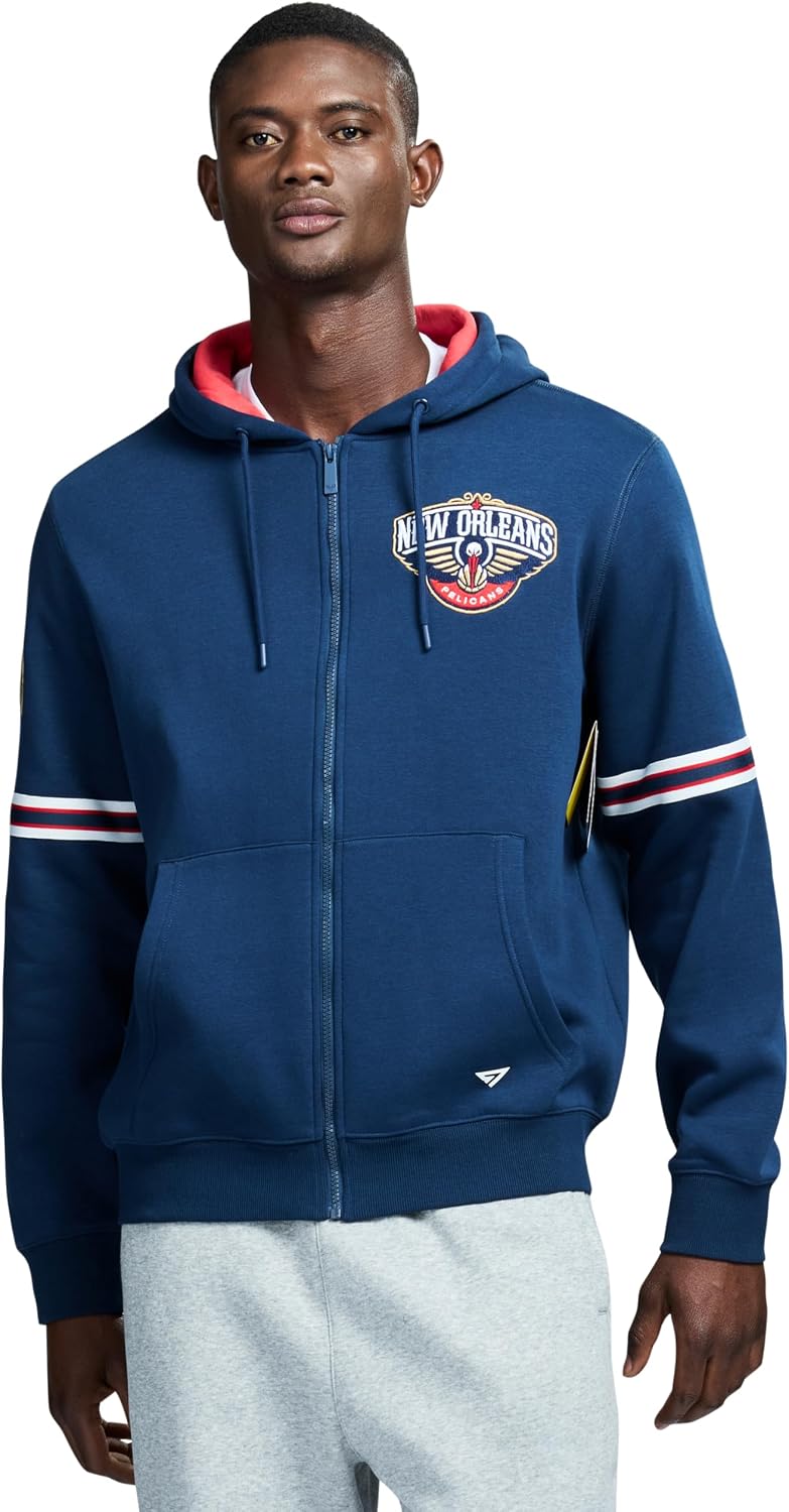 Suéter Masculino com Capuz NBA Game 7 Full-Zip