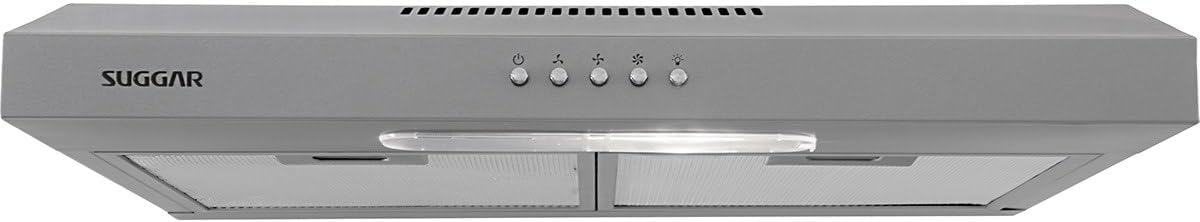 Suggar Depurador de Ar Slim 60cm 3 Velocidades Prata 220V DPS162PR