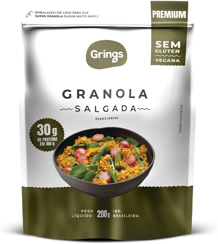 Super Granola Salgada 200g Grings: Uma Alternativa Nutritiva e Crocante