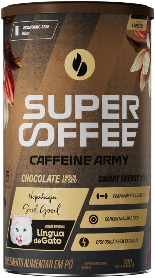 SuperCoffee Língua de Gato Caffeine Army (380g): Vale a Pena?