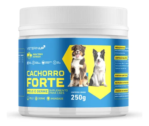 Suplemento Cachorro Forte Pelo & Derme 250g 1 Pote