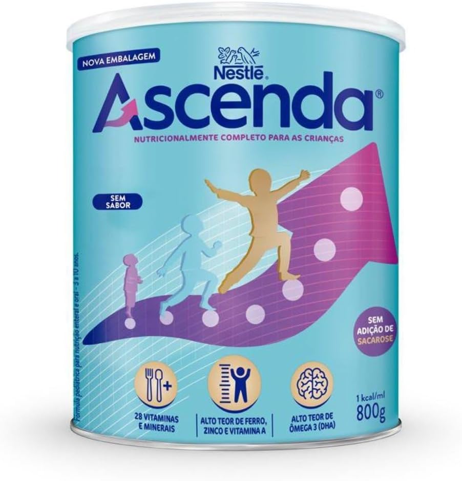 Suplemento Infantil Ascenda Sem Sabor 800g: Vale a Pena?