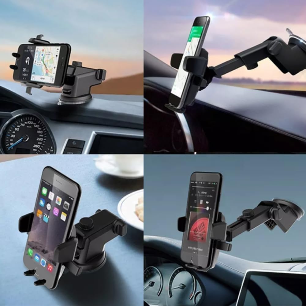 Suporte Veicular Universal com Ventosa e Trava Automática