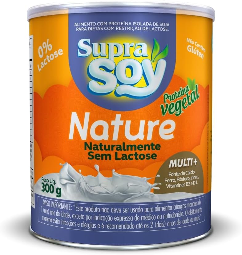 Alimento em Pó Supra Soy Nature Sem Lactose 300g