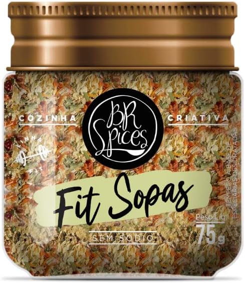 Tempero Fit para Sopas 75g - BR Spices