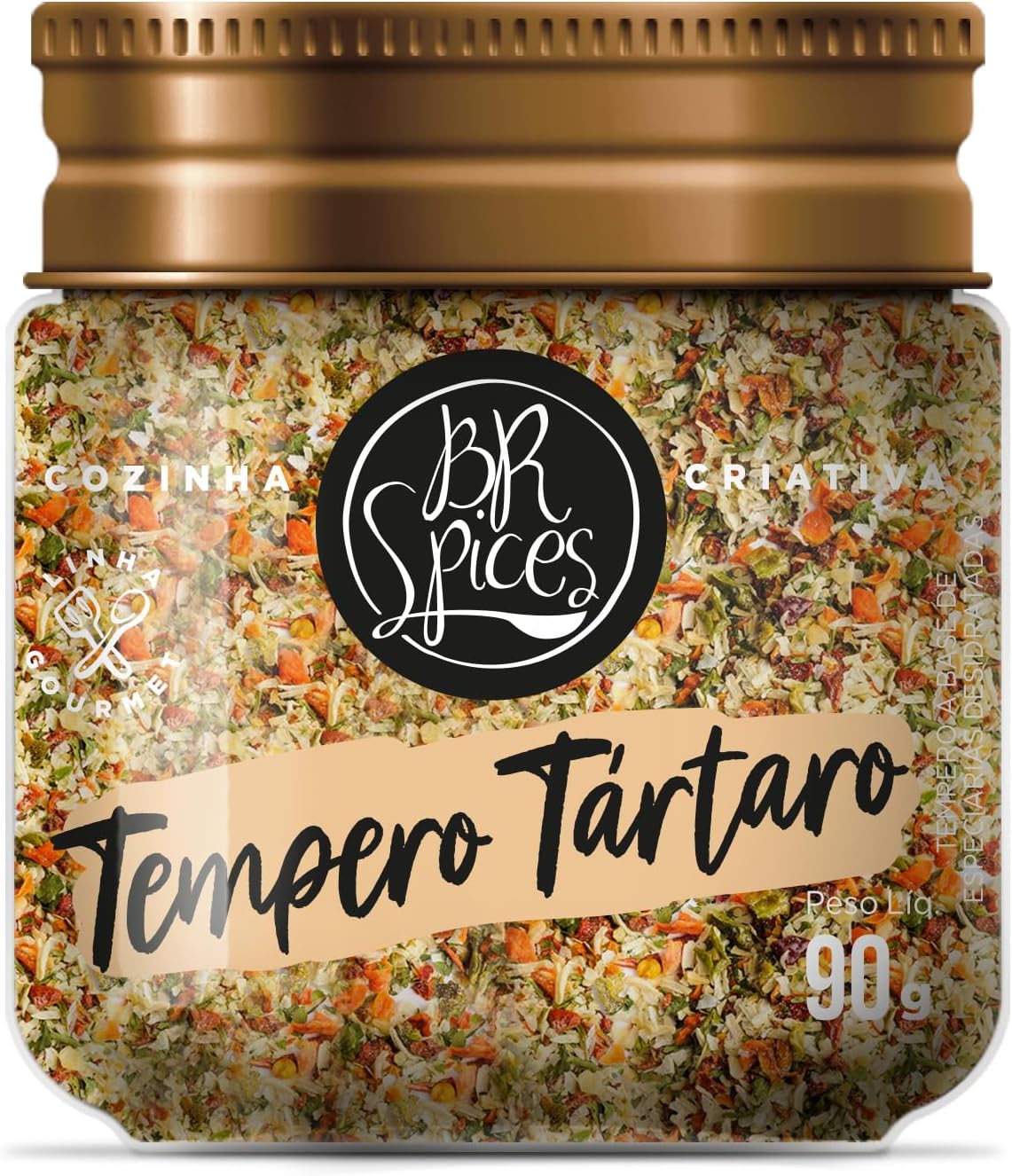 Tempero Tártaro 90g BR Spices: Praticidade e Sabor para Peixes e Saladas