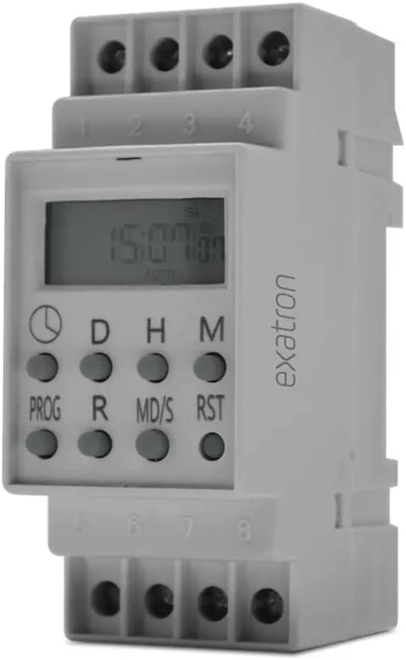 Temporizador Digital para Trilho DIN 220V: 16 Programações