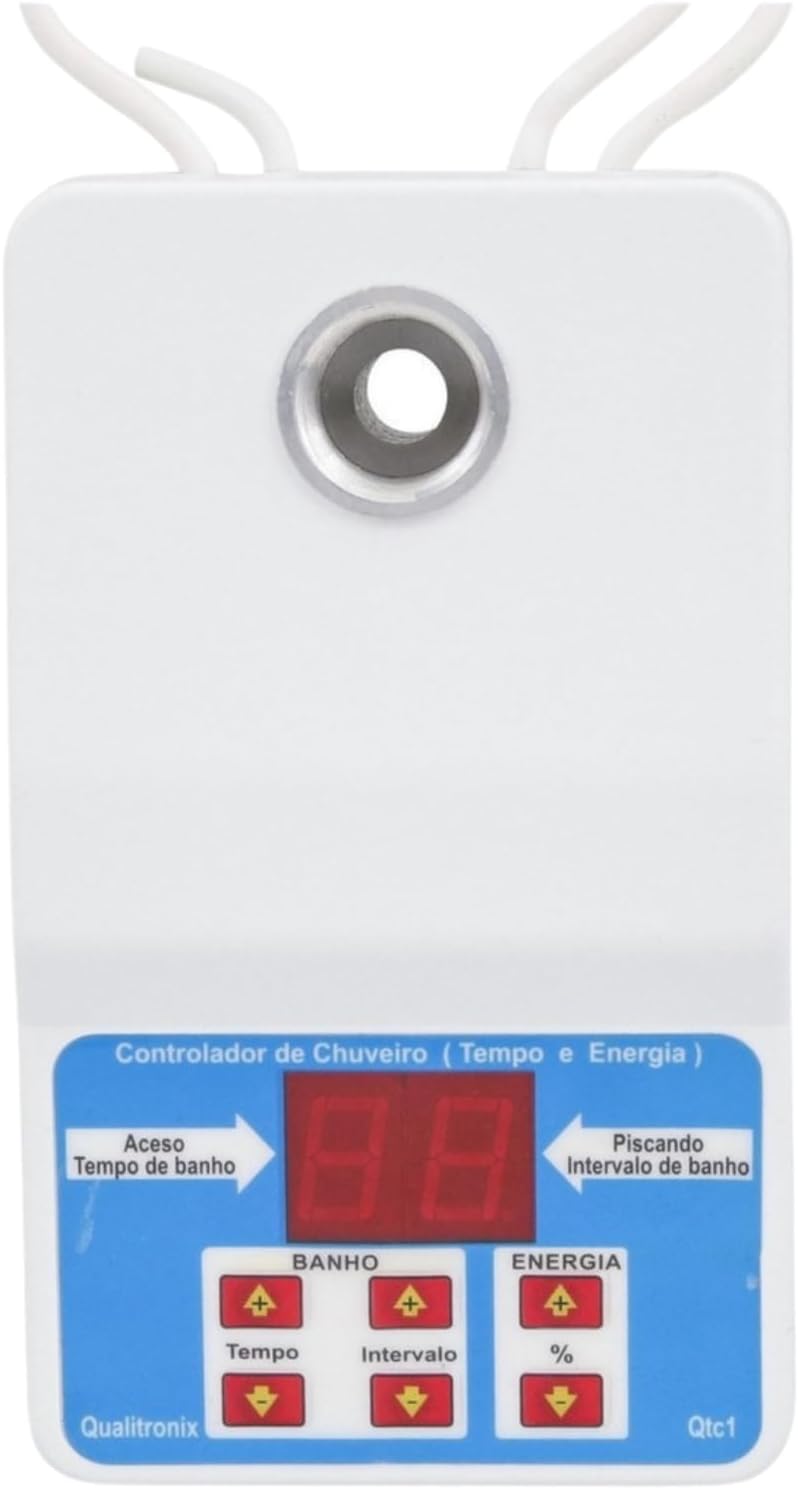 Temporizador para Chuveiro Qualitronix QTC1 Bivolt até 7.500W