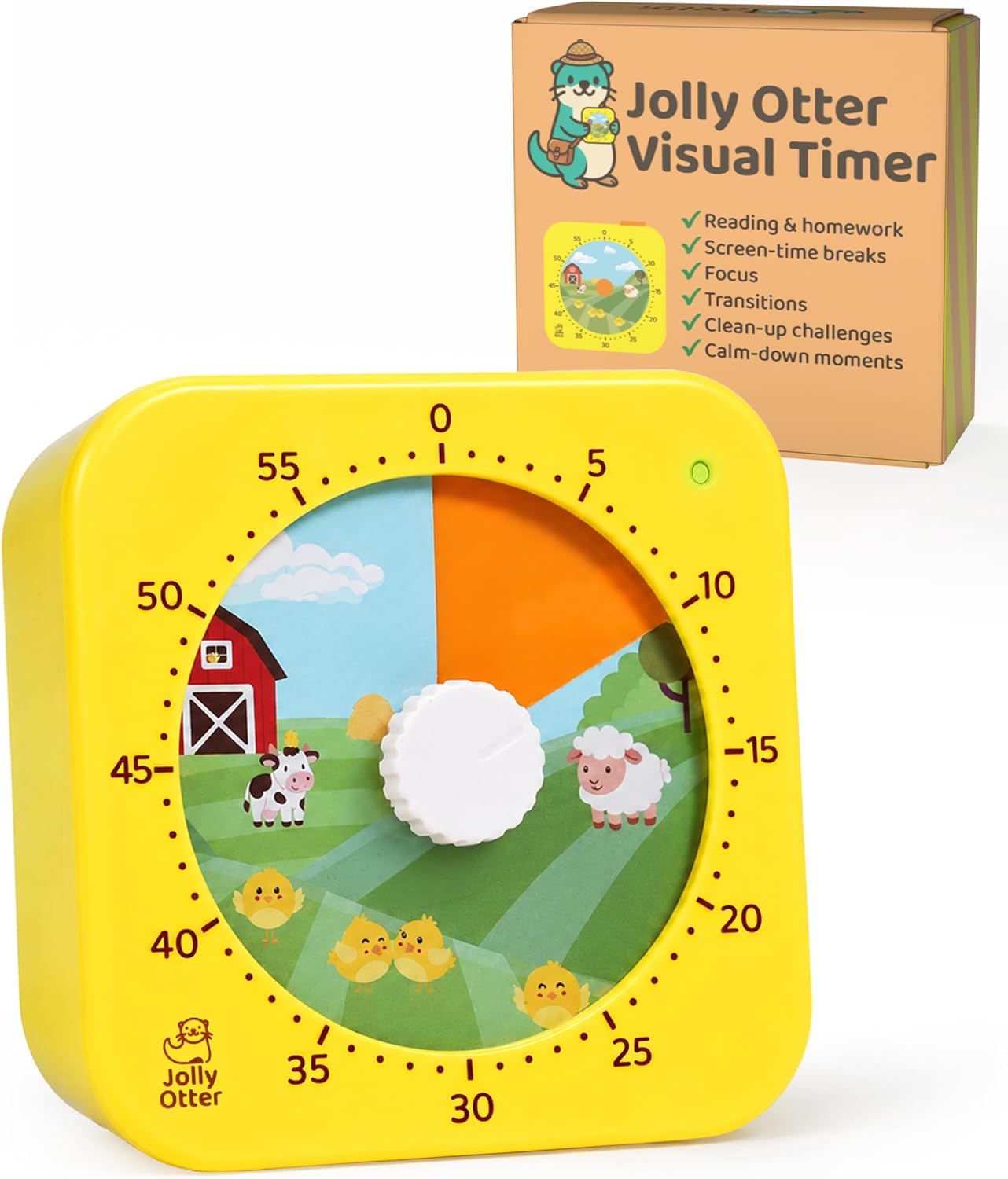 Temporizador Visual para Crianças e Produtividade