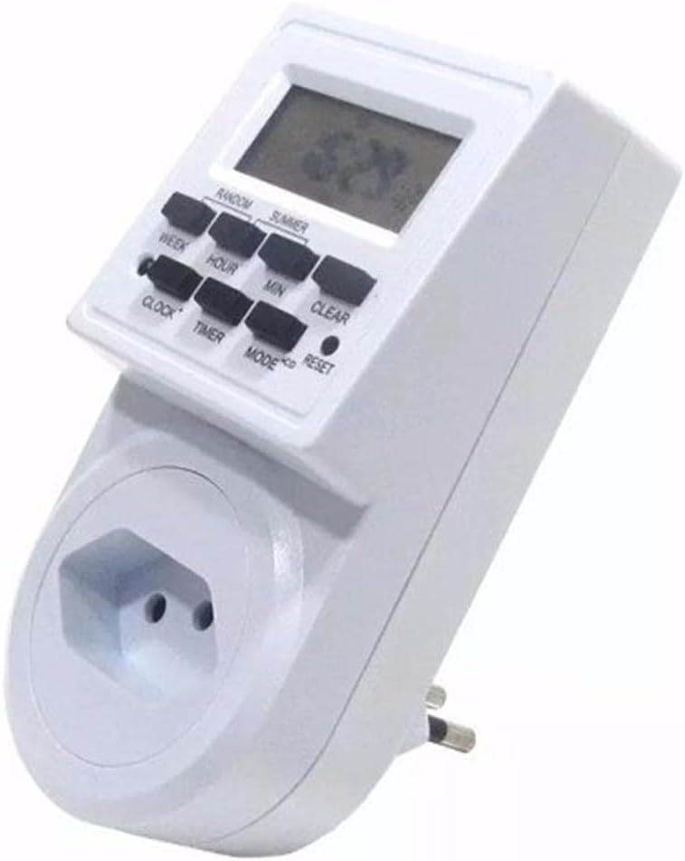 Timer Digital Bivolt com 9 Programações e Função Temporizador