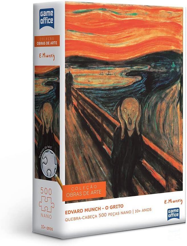 Toyster Quebra-cabeça O Grito Edvard Munch 500 Peças Nano