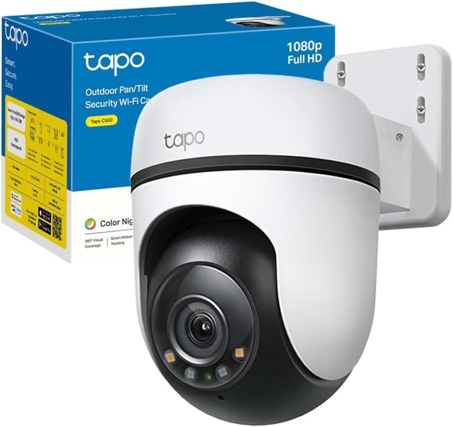 TP-Link Tapo C500: Câmera Wi-Fi 360° com Visão Noturna Colorida