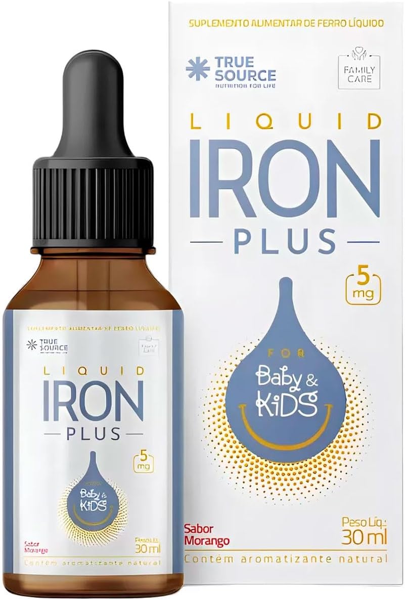 Suplemento de Ferro True Source Kids Líquido 30ml Morango