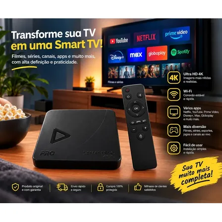 TV Box Proeletronic SmartPro PROSB-3000 4K: Vale a pena?