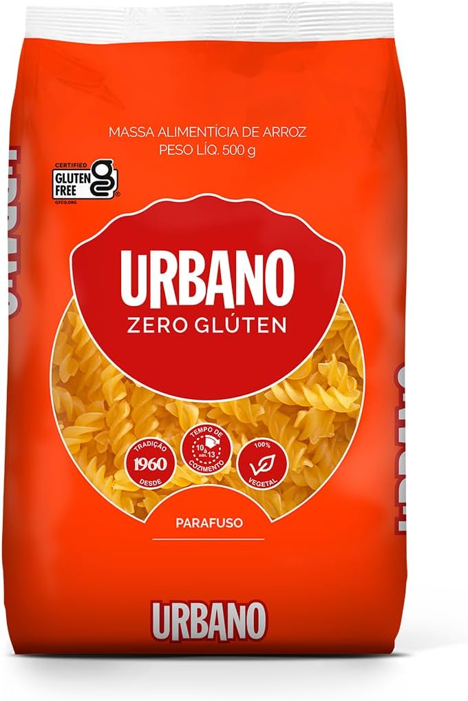 Urbano Macarrão de Arroz Parafuso Zero Glúten: Review Completa