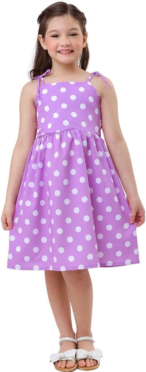 Vestido Infantil de Alcinha Estampa Poá
