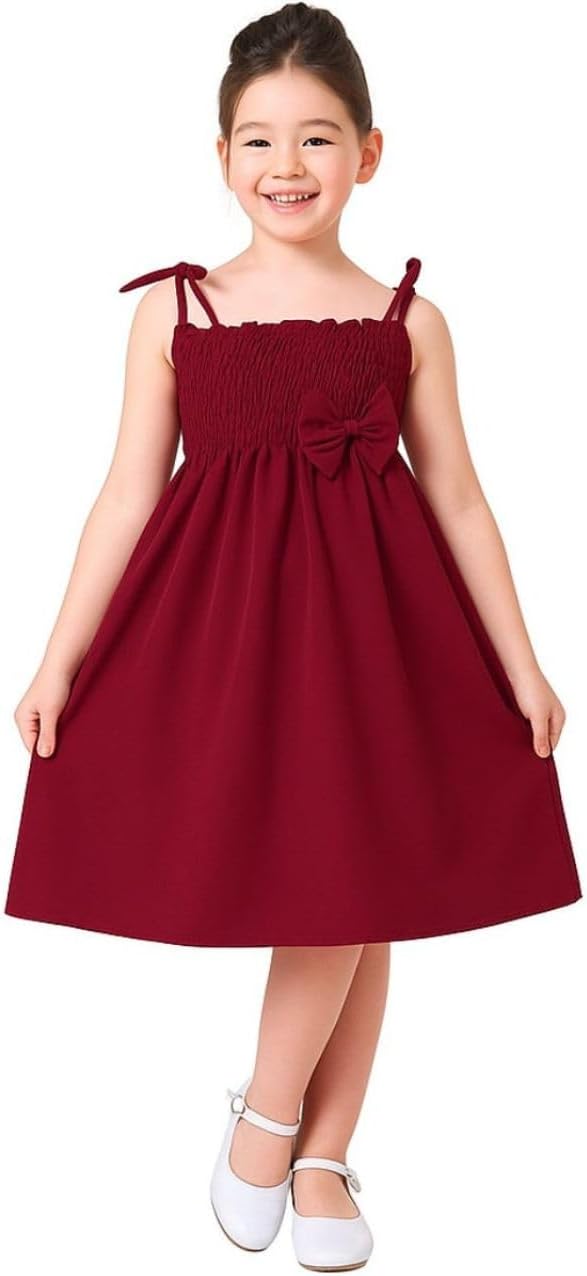 Vestido Infantil Marsala Modelo Ciganinha