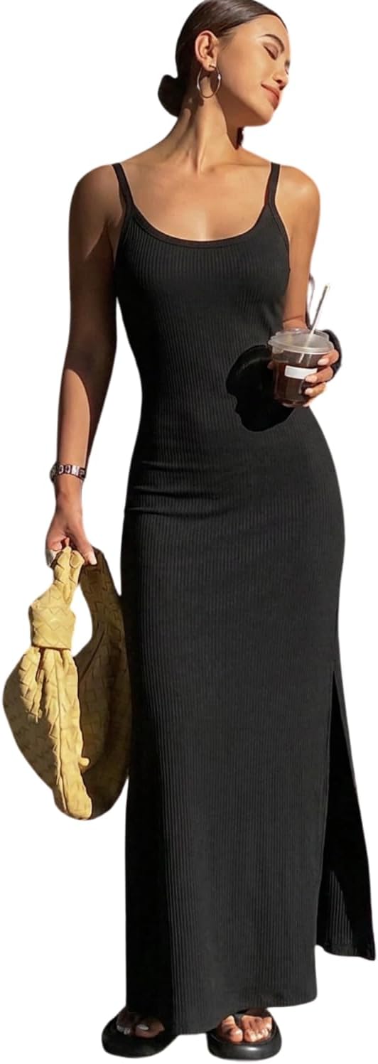 Vestido Longo Feminino com Fenda e Alcinha: Elegância e Versatilidade